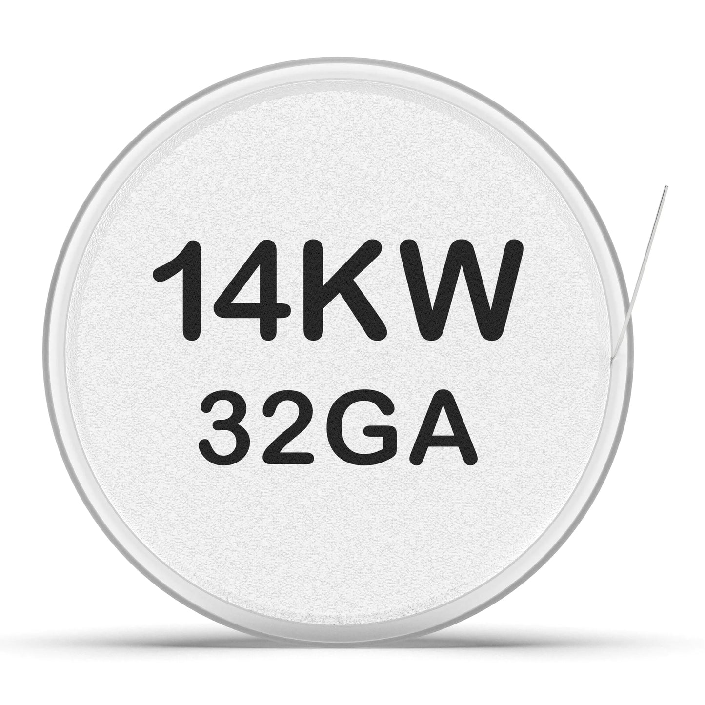 14K White