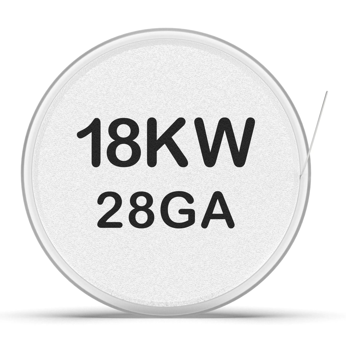 18K White