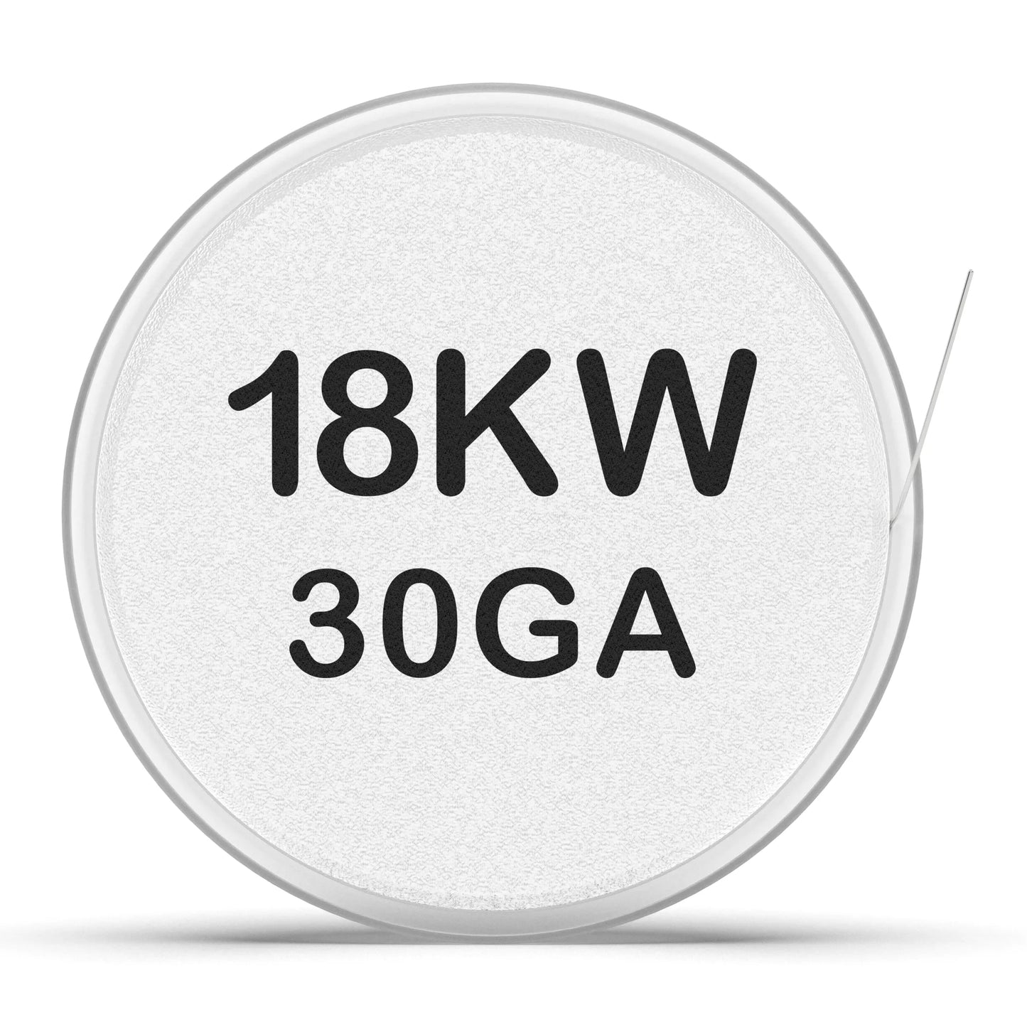 18K White