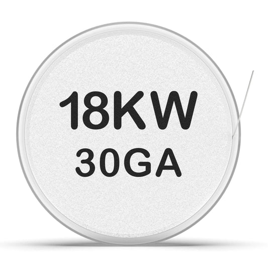 18K White