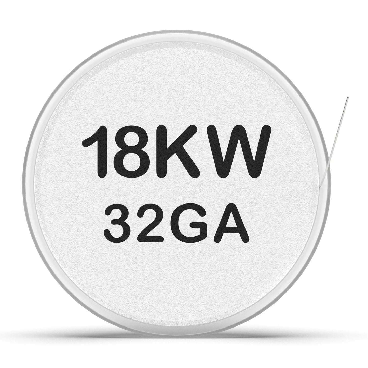 18K White