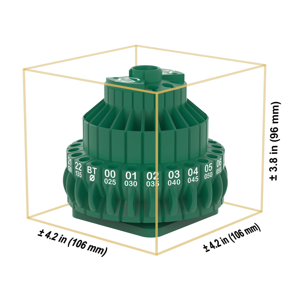 BeadingTurret v1 dimensions