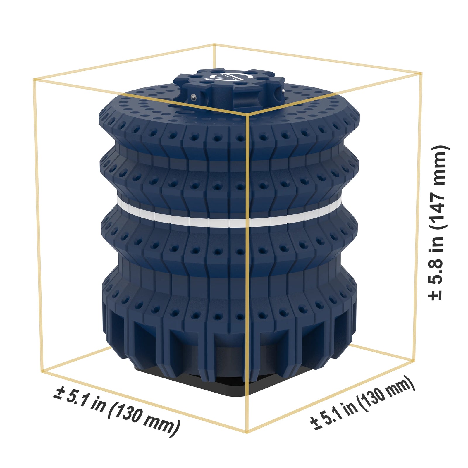 FAB-Tower 4-Tier 3/32" dimensions